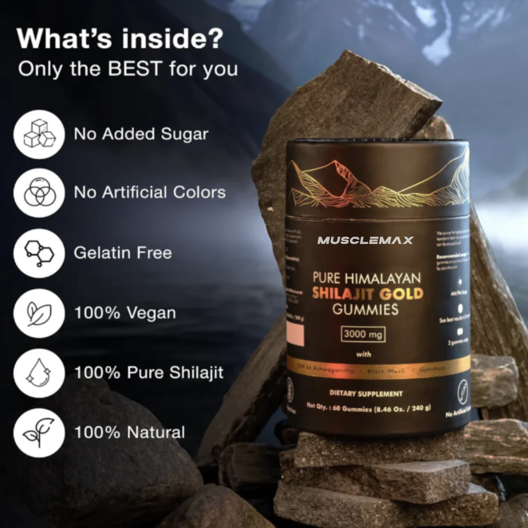 MuscleMax™ Pure Shilajit Gummies